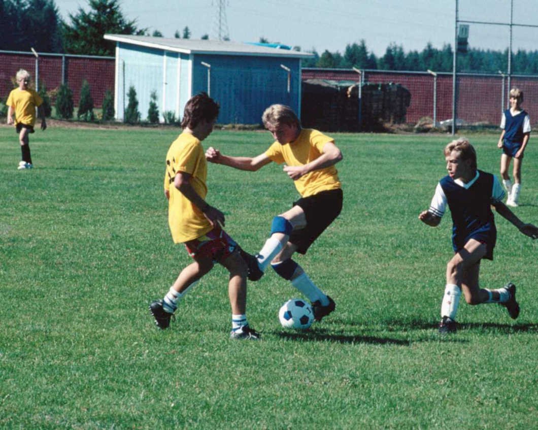 soccer boys jerseys1980s 1990s A4 Photo Print
