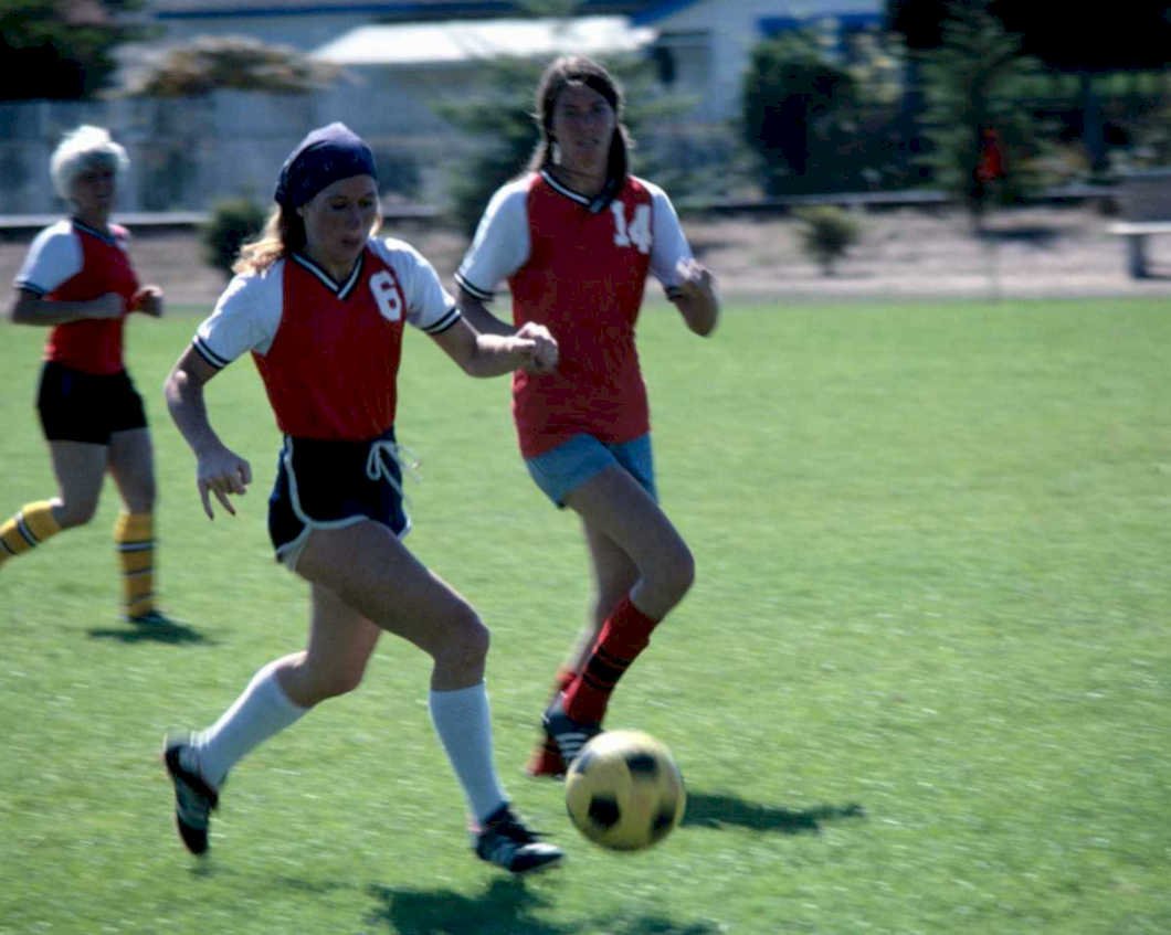 soccer players action1980s 1990s A4 Photo Print