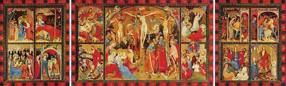 soest Passion Altar Altar Wildungen Art A4 Photo Print