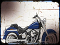 softail deluxe 1 A4 Photo Print Motorbike Vintage Aged