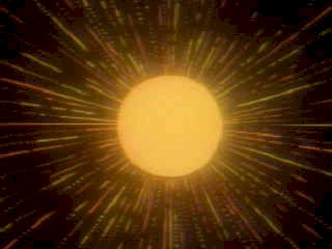 solar burst day1980s 1990s A4 Photo Print
