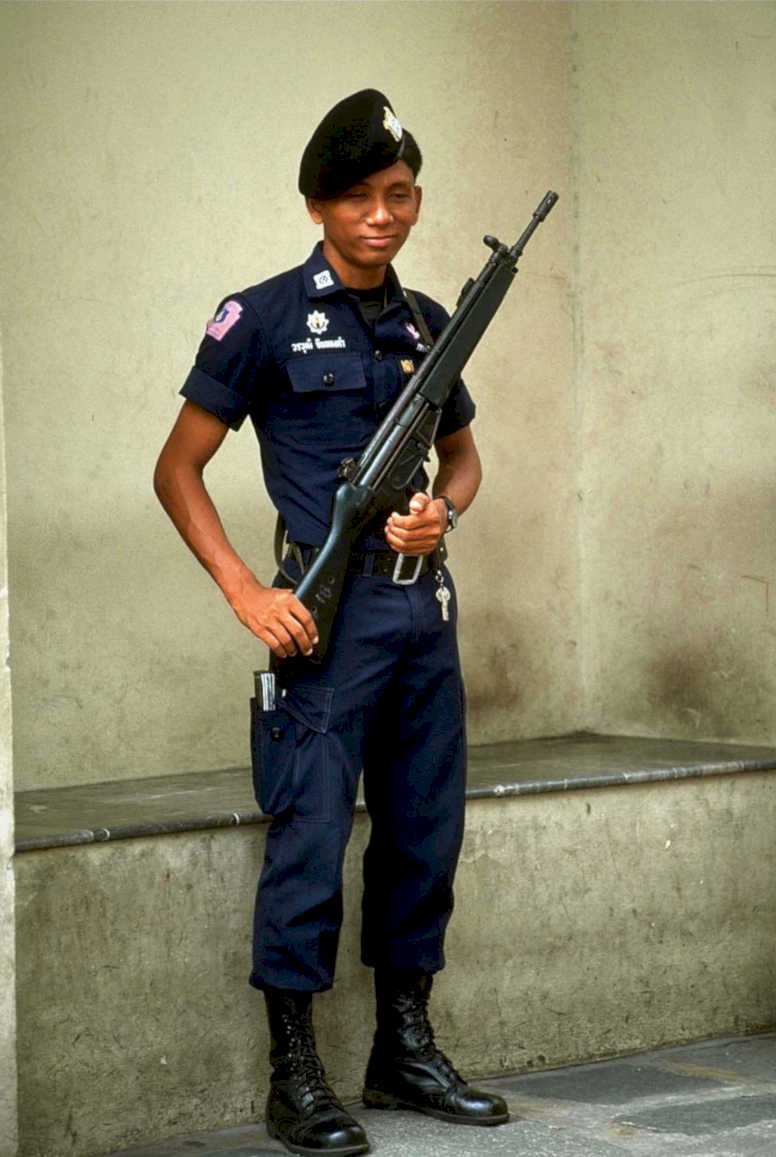 soldier ak47 uniform1980s 1990s A4 Photo Print
