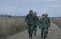 soldiers road autumn Vintage A4 Photo Print