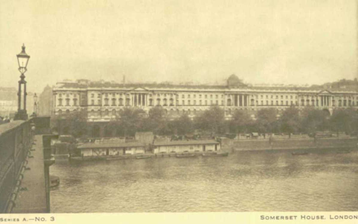 somerset house londonVintage 1880s 1900s A4 Photo Print