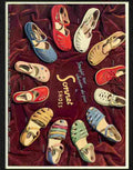 sonnet shoes 1950s Advert A4 Photo Print