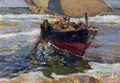 sor Beaching the Boat Art A4 Photo Print