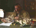 sor Doctor Simarro at the Microscope Art A4 Photo Print