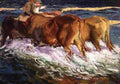 sor Oxen Study for the Afternoon Sun Art A4 Photo Print