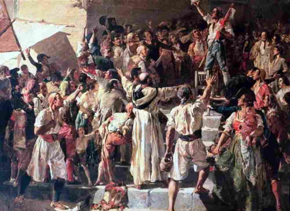 sor The Cry of the Palleter Declaring War on Napoleon Art A4 Photo Print