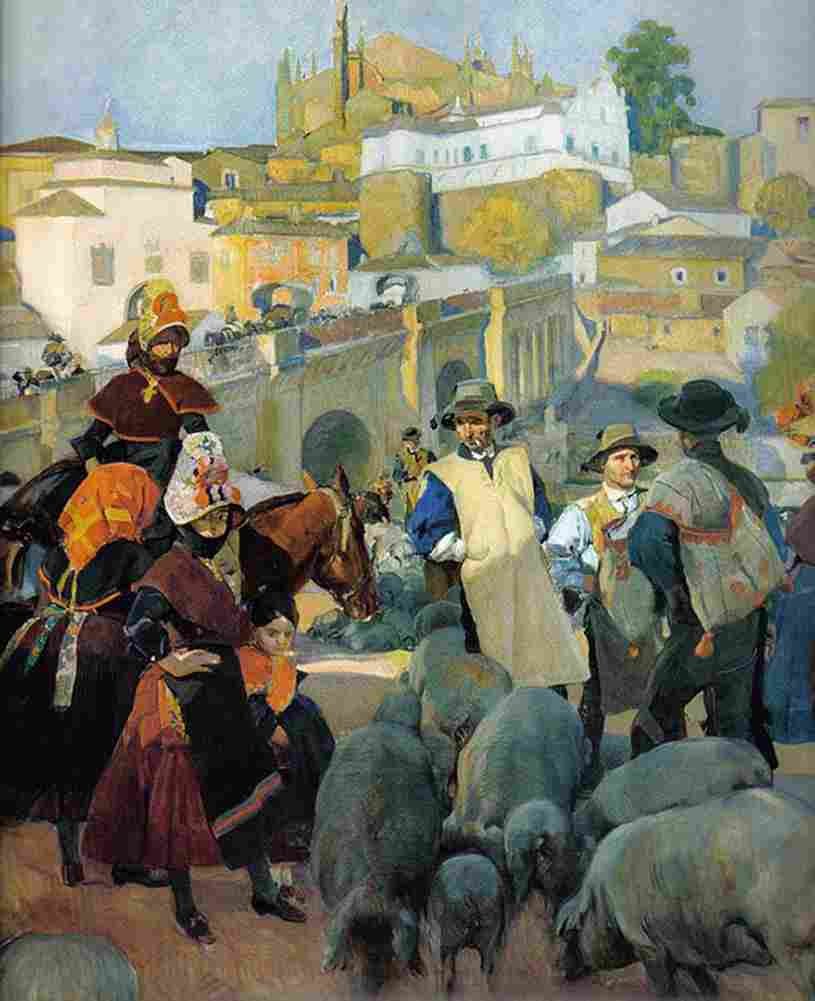 sor The market Art A4 Photo Print