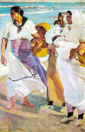 sor Valencian Fisherwomen Art A4 Photo Print