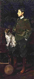 sorolla garcia and his dog Art A4 Photo Print