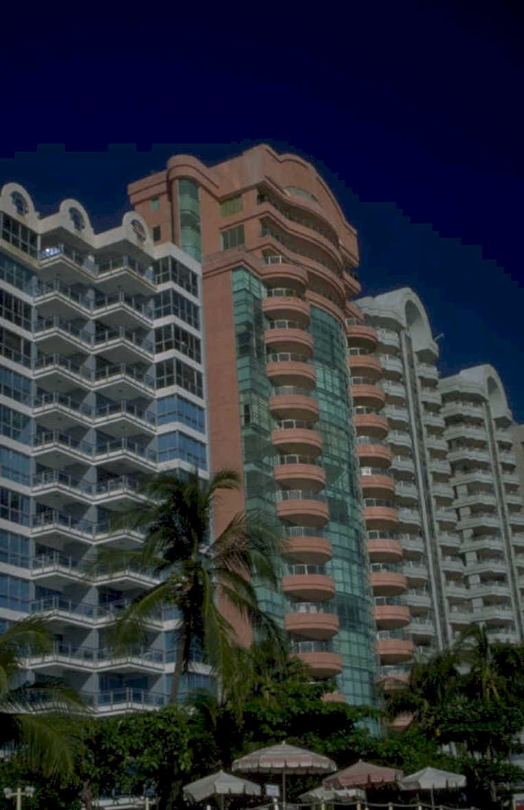 south beach hotel 1980s 1990s A4 Photo Print