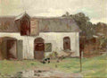 southern farmyard with chickens Art A4 Photo Print