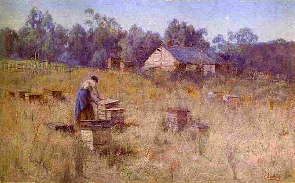 southern old bee farm Art A4 Photo Print