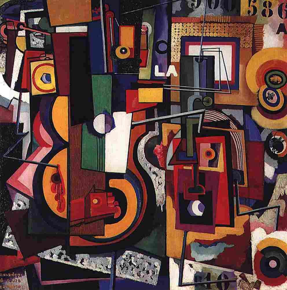 souza cardoso 1917 painting Art A4 Photo Print