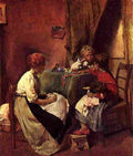 souza family scene Art A4 Photo Print
