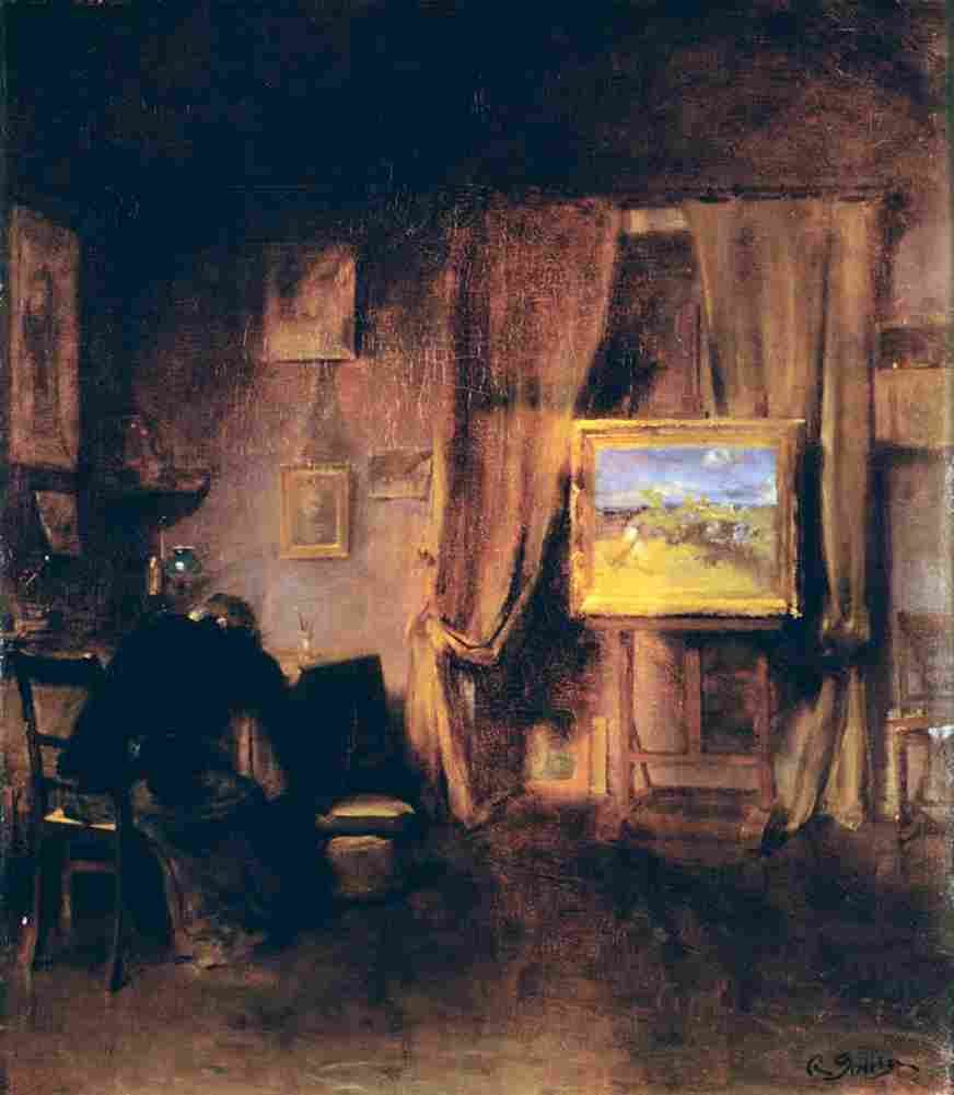 souza in the atelier Art A4 Photo Print