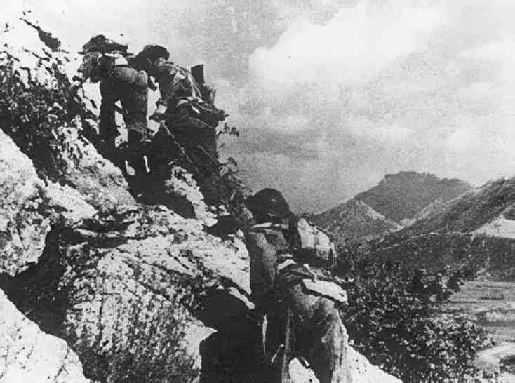 soviet soldiers mountain Vintage world war A4 Photo Print