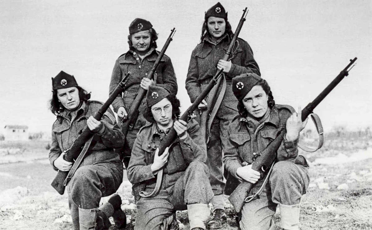 soviet women soldiers Vintage world war A4 Photo Print