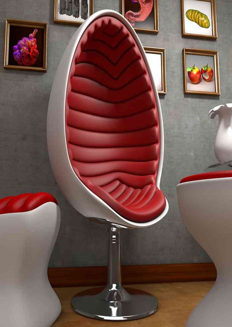 space Age Deegg chair A4 Photo Print