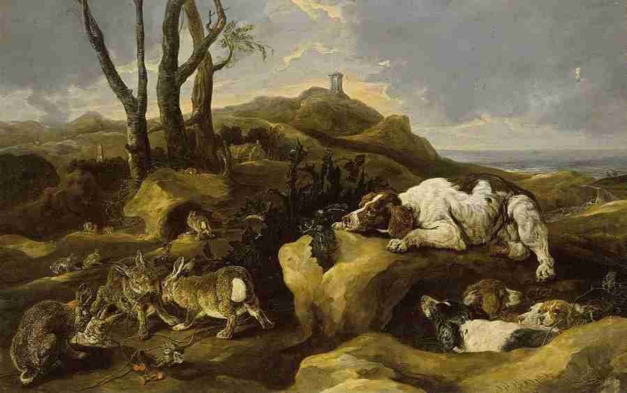 spaniels Art A4 Photo Print