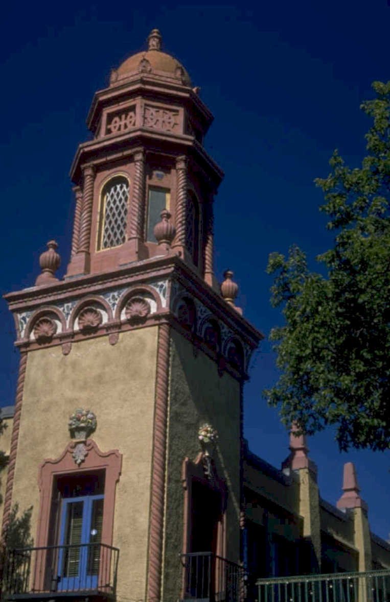 spanish colonial tower 1980s 1990s A4 Photo Print
