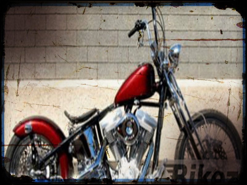 special A4 Photo Print Motorbike Vintage Aged