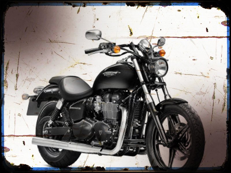 speedmaster A4 Photo Print Motorbike Vintage Aged