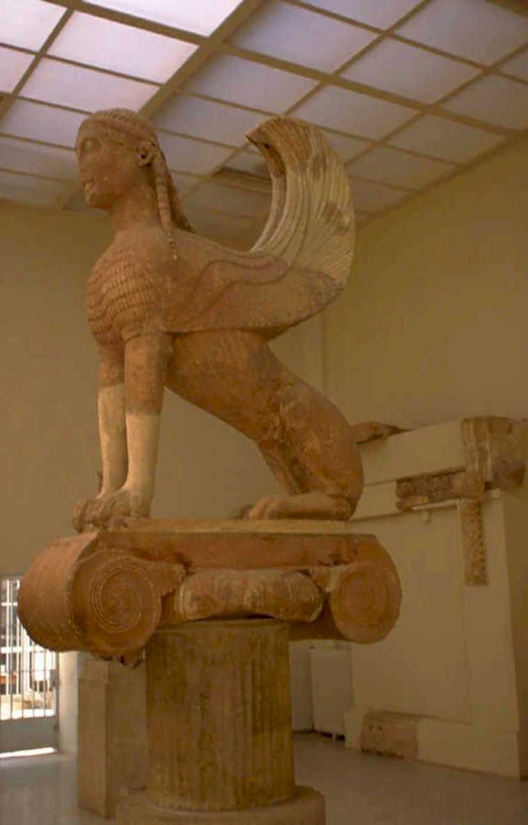 sphinx statue pergamon 1980s 1990s A4 Photo Print