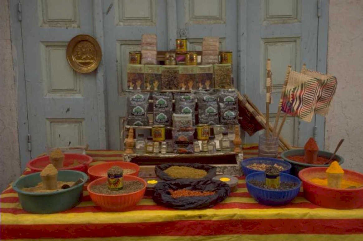 spice display morocco 1980s 1990s A4 Photo Print