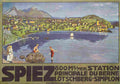 spiez oskar doswald 1913 4 Advert A4 Photo Print