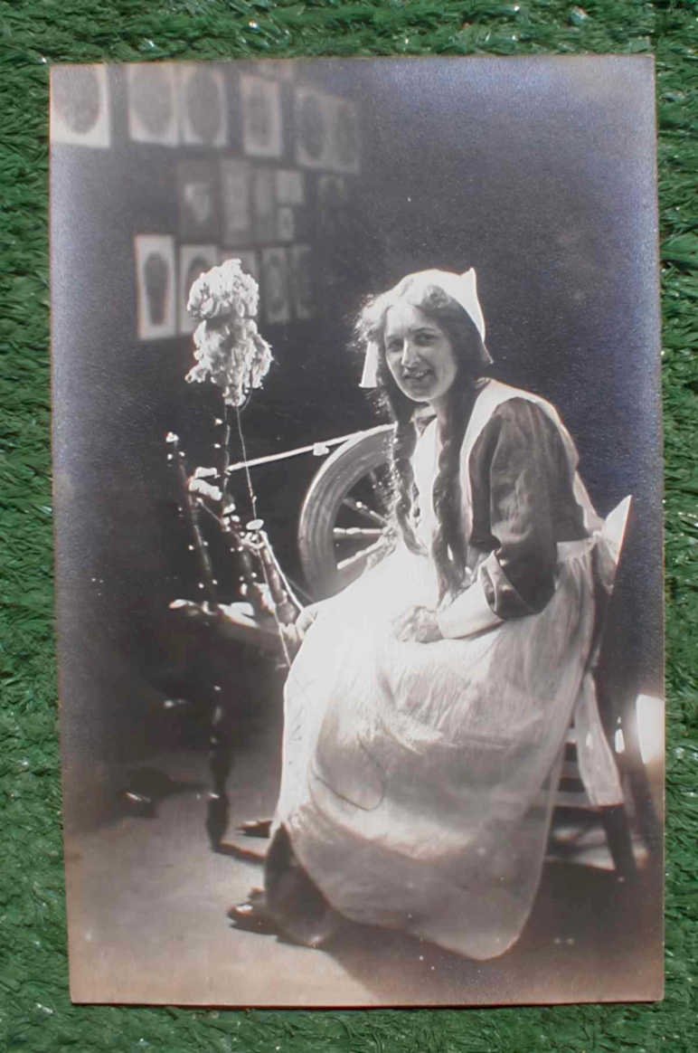 spinning wheel dance Vintage world war A4 Photo Print