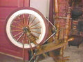 spinning wheel rustic1980s 1990s A4 Photo Print