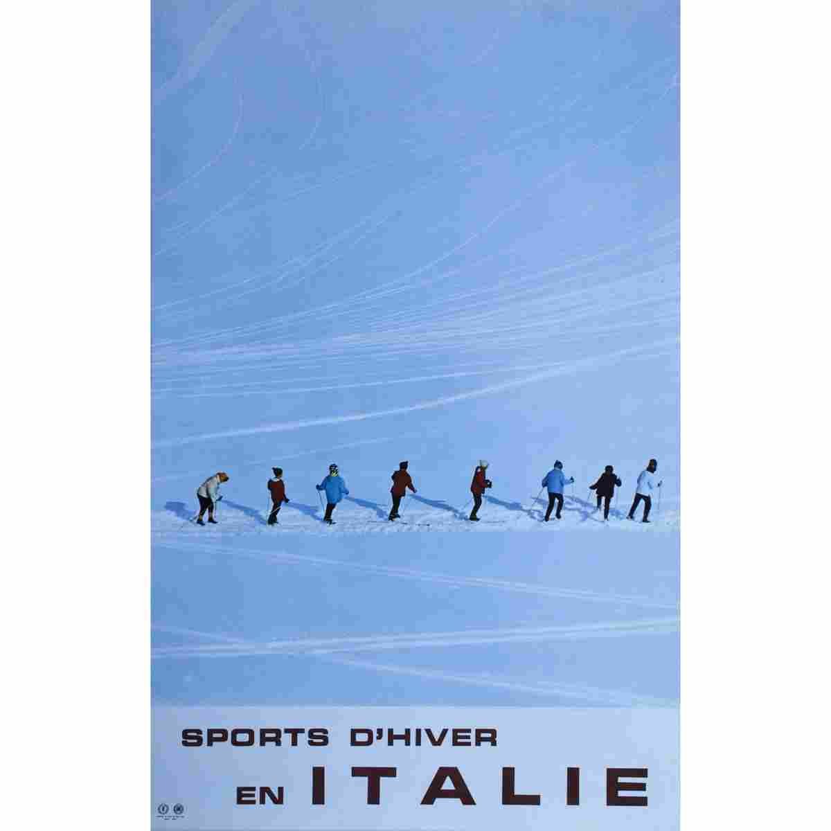sports d hiver en italie 1965 2 Advert A4 Photo Print