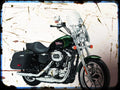 sportster superlow 1200t Harley Davidson A4 Photo Print Motorbike Vintage Aged