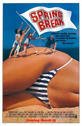 spring break  01 film star poster A4 Photo Print