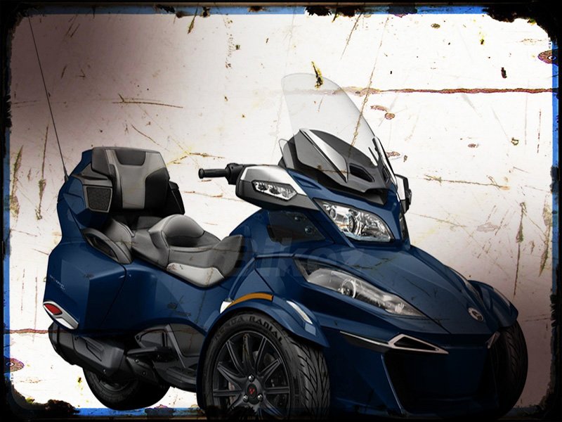 spyder rt s Can Am A4 Photo Print Motorbike Vintage Aged