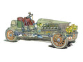 spyker 60hp racer 1903 cutaway A4 Photo Print
