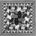 square limit mc escher 1964 A4 Photo Print