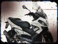 sr max 300 Aprilia A4 Photo Print Motorbike Vintage Aged