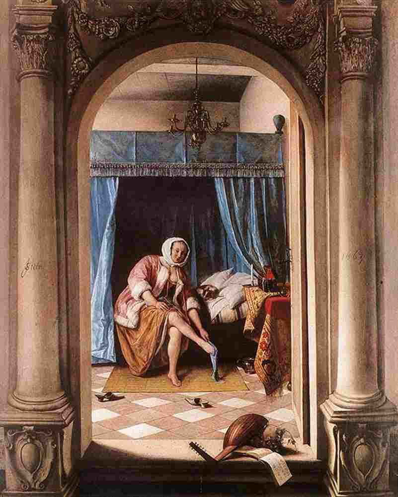 st A Woman at her Toilet Art A4 Photo Print