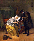 st Doctor and His Patient Art A4 Photo Print
