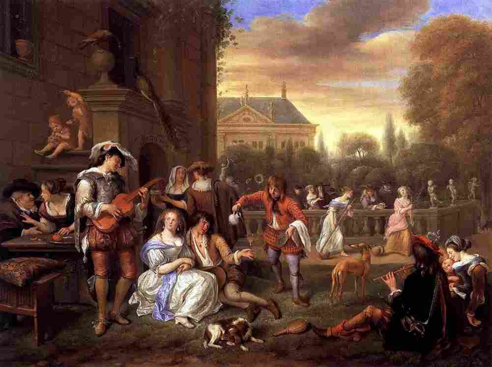 st Garden Party Art A4 Photo Print