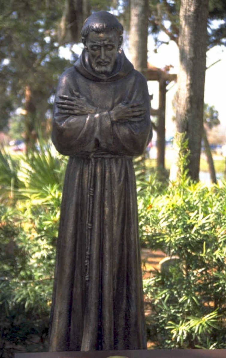 st francis statue 1980s 1990s A4 Photo Print