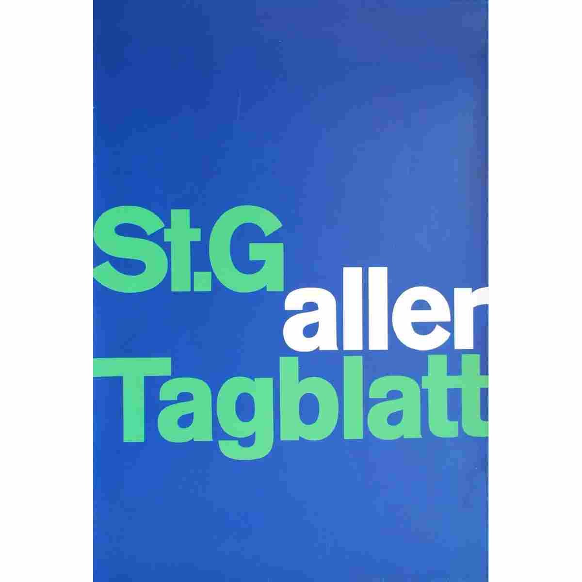 st galler tagblatt vers 1972 2 Advert A4 Photo Print