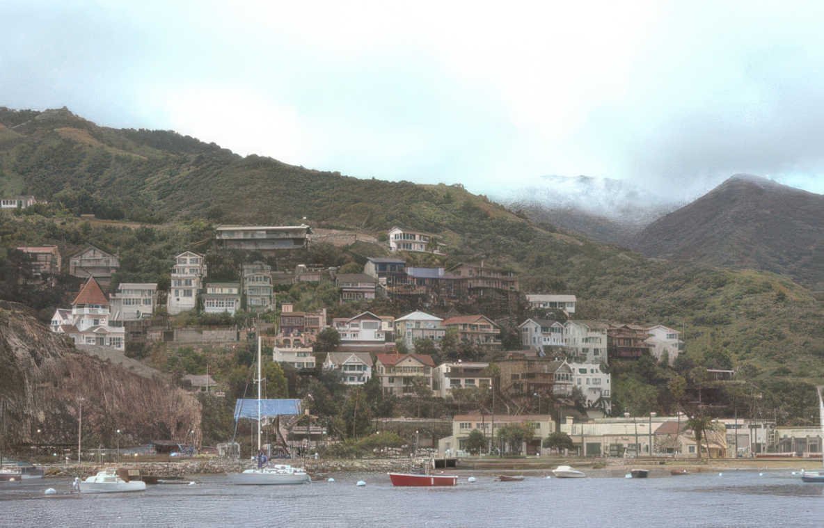 st kitts village Vintage A4 Photo Print