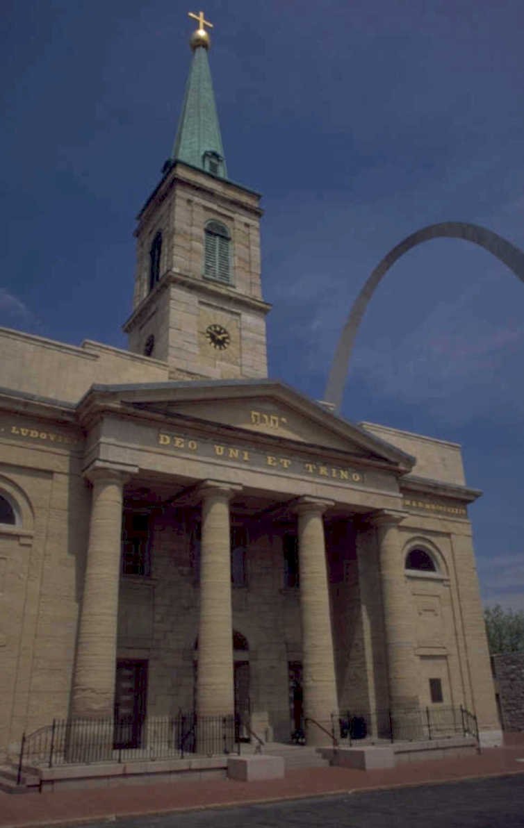 st louis cathedral 1980s 1990s A4 Photo Print