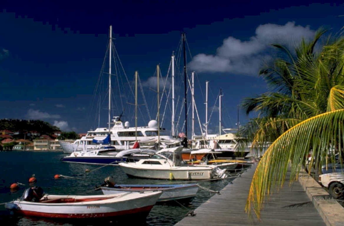 st maarten harbor 1980s 1990s A4 Photo Print
