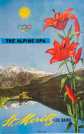 st moritz albert steiner 1948 4 Advert A4 Photo Print